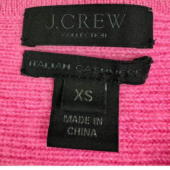 J. Crew 100% Italian Cashmere Ribbed Boatneck Pullover Sweater Women's Size XS - Picture 5 of 8